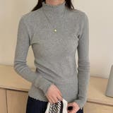 グレー | ニット リブ 全6色 | teddyshop