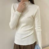 アイボリー | ニット リブ 全6色 | teddyshop