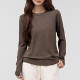 ダークブラウン | ニット トップス 全7色 | teddyshop