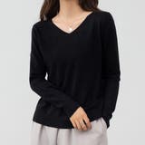 ブラック | ニット トップス 全7色 | teddyshop