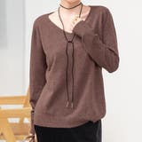 ブラウン | ニット トップス 全7色 | teddyshop