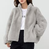グレー | ブルゾン フェイクファー 全3色 | teddyshop
