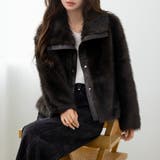 ダークブラウン | ジャケット フェイクファー 全2色 | teddyshop