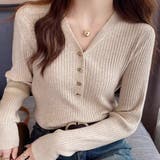 グレージュ | ニット リブ 全5色 | teddyshop