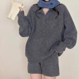 チャコール | ニット セットアップ 全5色 | teddyshop