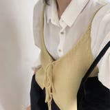 イエロー | 「2wayで着回し楽しむ」ニットビスチェ キャミソール レディース | teddyshop