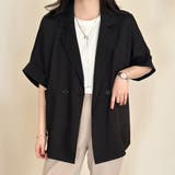 ブラック | ジャケット 半袖 全3色 | teddyshop