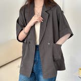 チャコール | ジャケット 半袖 全3色 | teddyshop