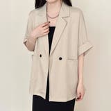 ベージュ | ジャケット 半袖 全3色 | teddyshop