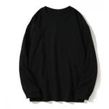 ブラック | 「しっかりお尻まで隠す！」Tシャツ ロング カットソー | teddyshop