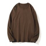 ブラウン | 「しっかりお尻まで隠す！」Tシャツ ロング カットソー | teddyshop