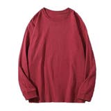 レッド | 「しっかりお尻まで隠す！」Tシャツ ロング カットソー | teddyshop