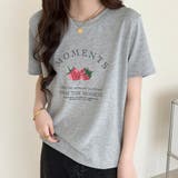 グレー | ロゴTシャツ レディース 全4色 | teddyshop