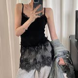 ブラック | 「印象変えに打って付け」キャミソール カップ付き 全3色 | teddyshop