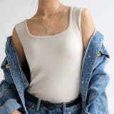 アイボリー | タンクトップ レディース 全6色 | teddyshop