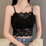 ブラック | キャミソール パッド付き 全2色 | teddyshop