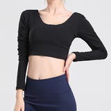 ブラック | ヨガウェア ヨガトップス レディース | teddyshop