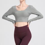 グレー | ヨガウェア ヨガトップス レディース | teddyshop