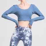 ブルー | ヨガウェア ヨガトップス レディース | teddyshop