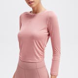 ピンク | ヨガウェア トップス 長袖 | teddyshop