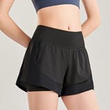 ブラック | ヨガ ショートパンツ ハイウエスト | teddyshop