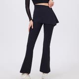 ブラック | ヨガパンツ レディース フレア | teddyshop