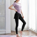 ライラック×ブラック | ヨガウェア レディース 全5色 | teddyshop