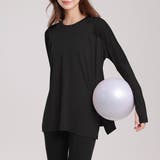 ブラック | ヨガウェア トップス レディース | teddyshop