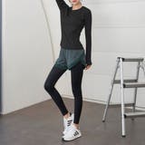 ブラック×アッシュグリーン | ヨガウェア レディース 全5色 | teddyshop