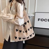 トートバッグ ハート ニット生地 | teddyshop | 詳細画像17