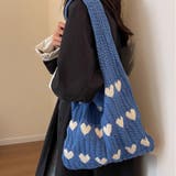 トートバッグ ハート ニット生地 | teddyshop | 詳細画像20