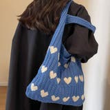 トートバッグ ハート ニット生地 | teddyshop | 詳細画像21