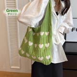トートバッグ ハート ニット生地 | teddyshop | 詳細画像6