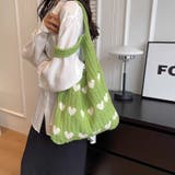トートバッグ ハート ニット生地 | teddyshop | 詳細画像25