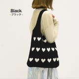 トートバッグ ハート ニット生地 | teddyshop | 詳細画像12