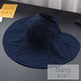 ネイビー | バイザーハット UVカット帽子 サマーハット | teddyshop