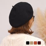 ベレー帽 ぼうし チョボ付き | teddyshop | 詳細画像1
