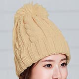 ピンク | ニット帽 ボンボン レディース | teddyshop