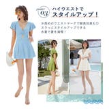 水着体型カバー 大きいサイズ ワンピース | teddy | 詳細画像37