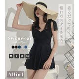 体型カバー水着 ワンピース 全5色 | teddyshop | 詳細画像3