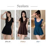 体型カバー水着 ワンピース 全5色 | teddyshop | 詳細画像10