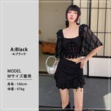 水着体型カバー 半袖 ハイウエスト | teddyshop | 詳細画像4 