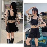 水着体型カバー 半袖 ハイウエスト | teddyshop | 詳細画像40 