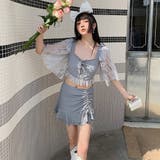 水着体型カバー 半袖 ハイウエスト | teddyshop | 詳細画像42 