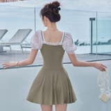 水着体型カバー ワンピース フリル | teddyshop | 詳細画像15