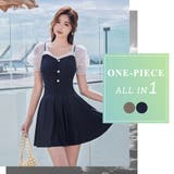 水着体型カバー ワンピース フリル | teddyshop | 詳細画像18