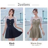 水着体型カバー ワンピース フリル | teddyshop | 詳細画像5