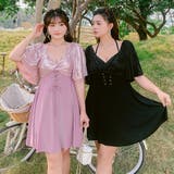 ぽっちゃり 体型カバー水着 ワンピース | teddyshop | 詳細画像22 