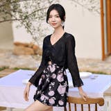 水着体型カバー ワンピース 花柄 | teddyshop | 詳細画像16