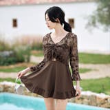 水着体型カバー ワンピース 花柄 | teddyshop | 詳細画像27